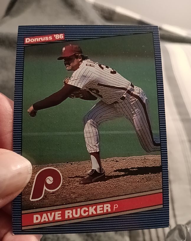 1986 Donruss #448 Dave Rucker — front