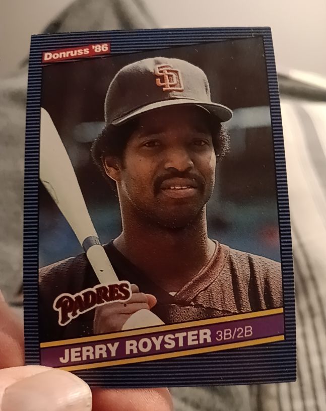 1986 Donruss #446 Jerry Royster — front