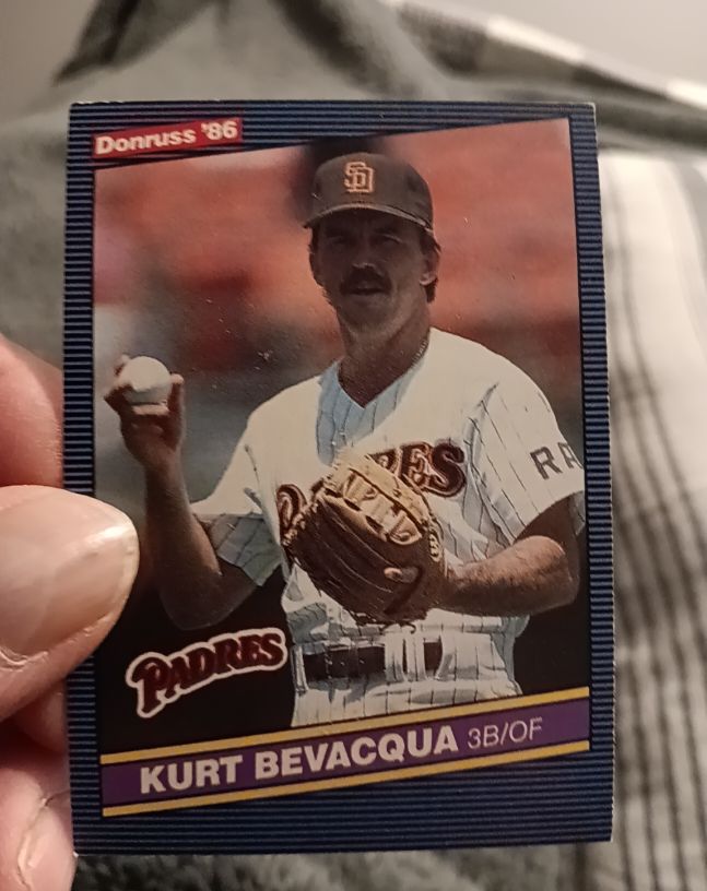1986 Donruss #528 Kurt Bevacqua — front