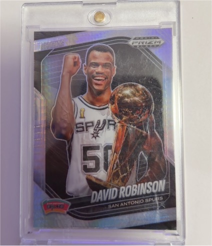 2024-25 Panini Prizm Black #282 David Robinson — front