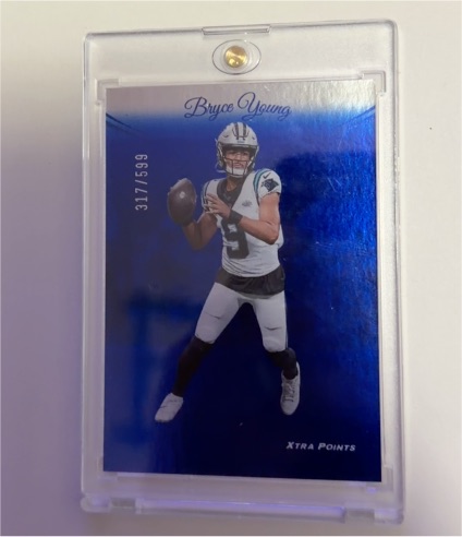 2024 Panini Prestige #39 Bryce Young Xtra Points Blue — front