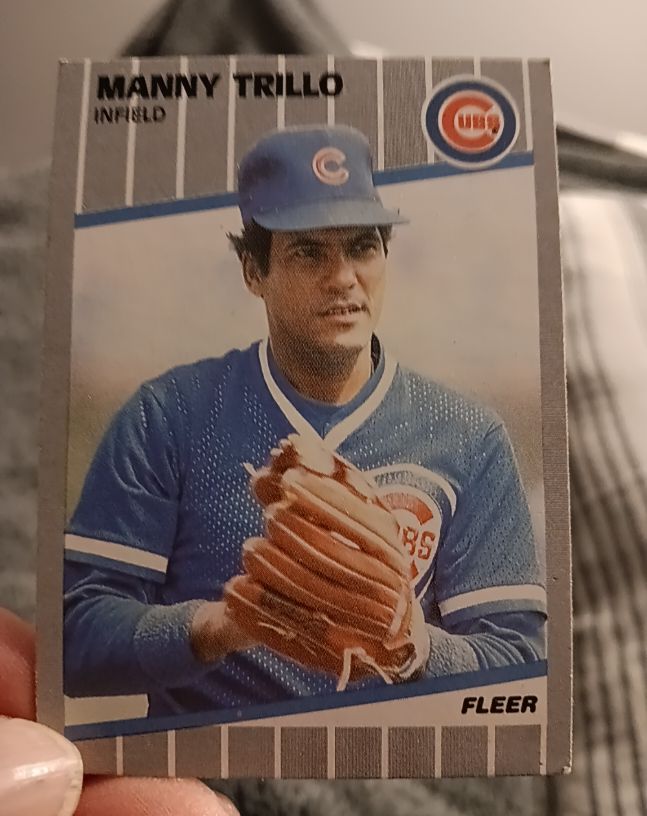 1989 Fleer #440 Manny Trillo — front