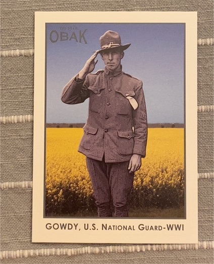 2011 Tri-Star Obak #114 Hank Gowdy National Guard WWI — front