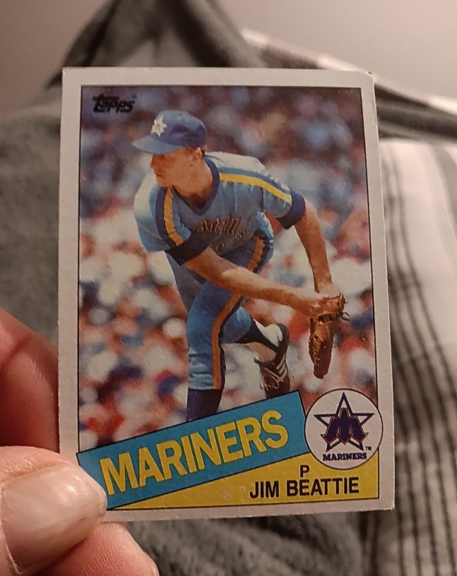 1985 Topps #505 Jim Beattie — front