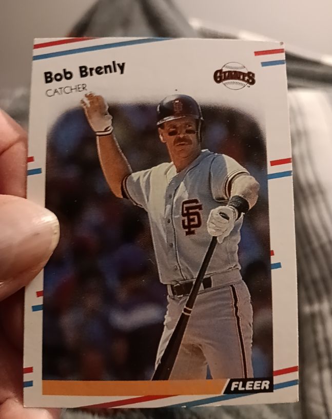 1988 Fleer #77 Bob Brenly — front