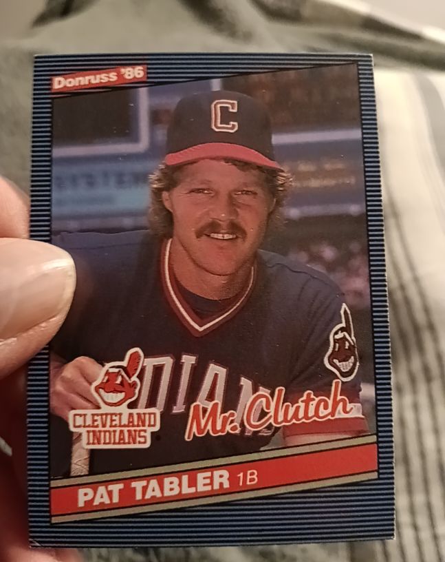 1986 Donruss #129 Pat Tabler — front