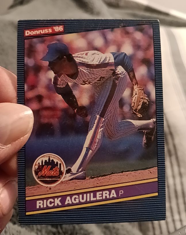 1986 Donruss #441 Rick Aguilera — front