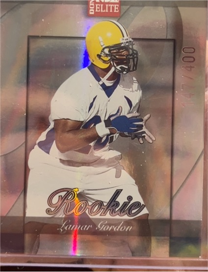 2002 Donruss Elite #121 Lamar Gordon Rookie — front