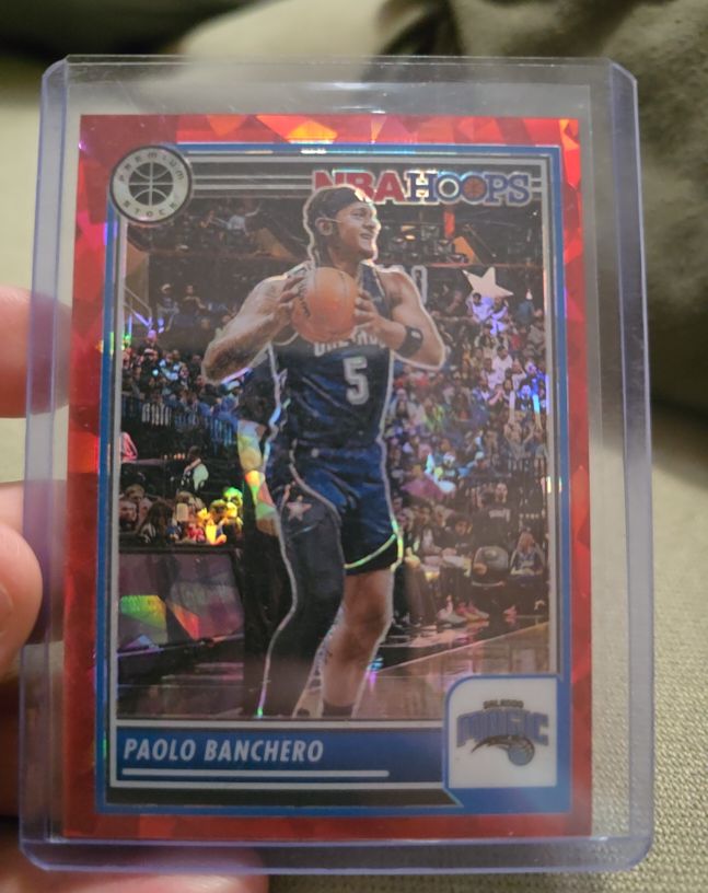 2023-24 Panini NBA Hoops Premium Stock #182 Paolo Banchero — front