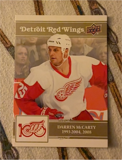 2008 Upper Deck Detroit Red Wings Darren McCarty Centennial — front
