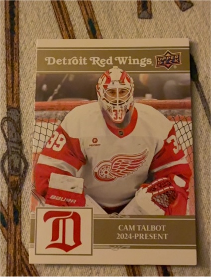 2025-26 Upper Deck Detroit Red Wings Centennial #15 Cam Talbot — front