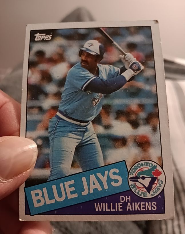 1985 Topps #436 Willie Aikens — front