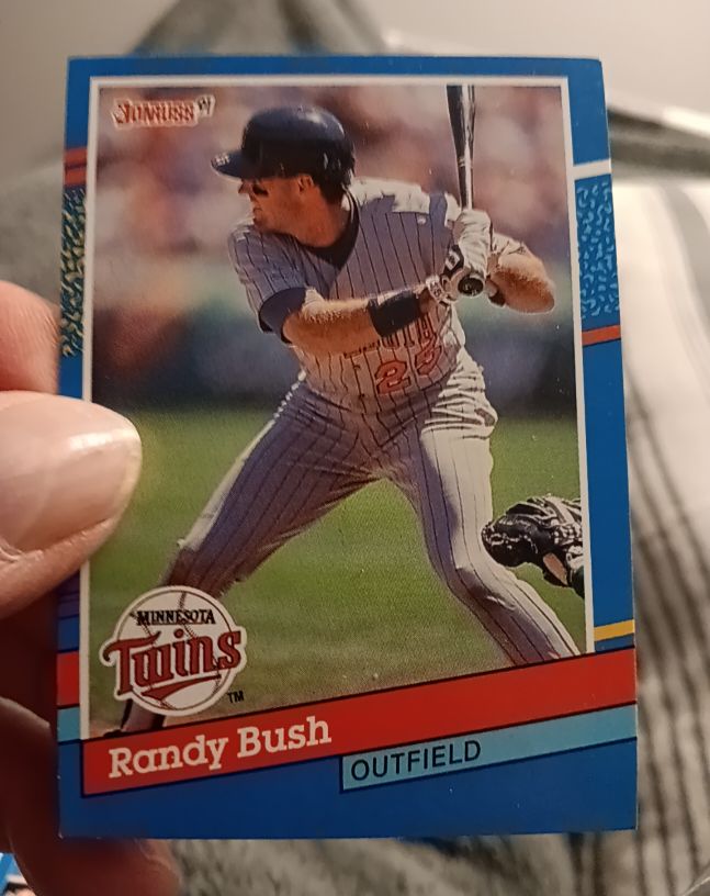 1991 Donruss #382 Randy Bush — front