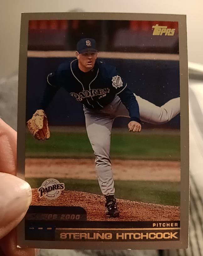 2000 Topps #24 Sterling Hitchcock — front