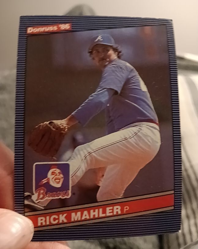 1986 Donruss #77 Rick Mahler — front