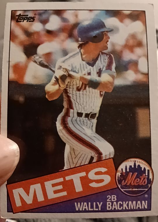 1985 Topps #677 Wally Backman — front
