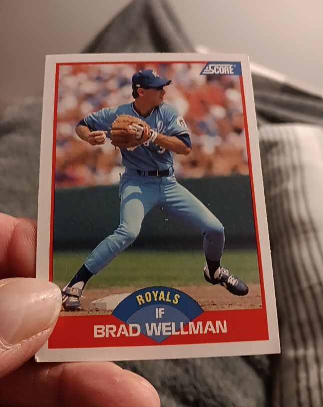 1989 Score #611 Brad Wellman — front