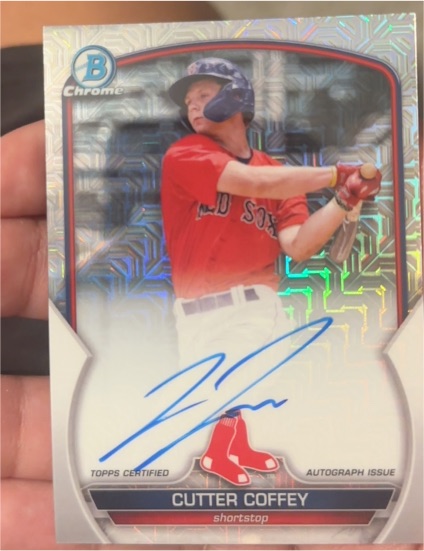 2023 Bowman Chrome #BCMA-CCY Cutter Coffey — front