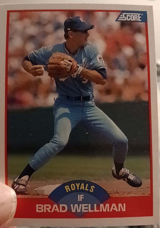 1989 Score #504 Brad Wellman — front