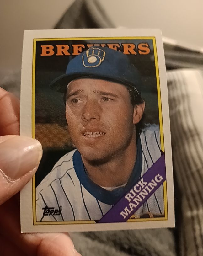 1988 Topps #441 Rick Manning — front
