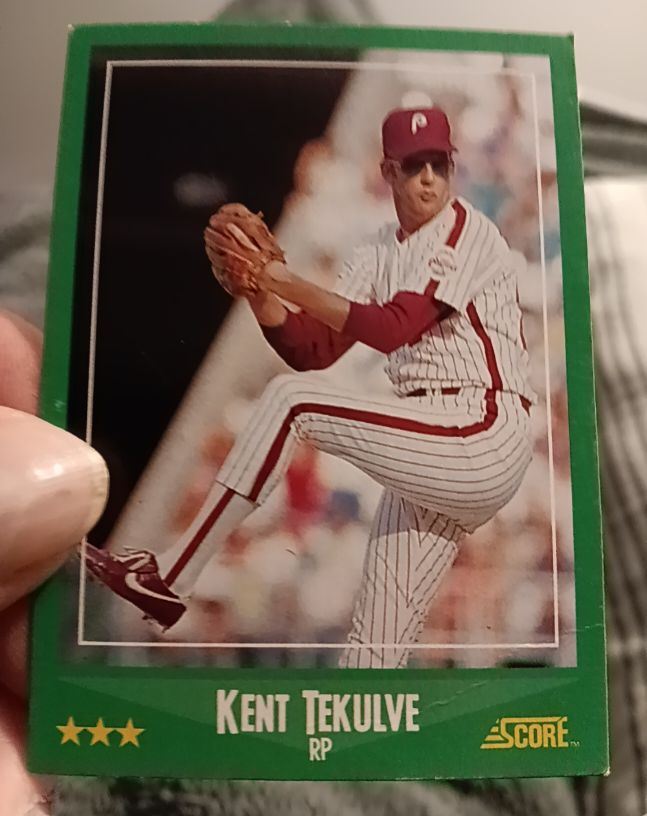 1988 Score #425 Kent Tekulve — front