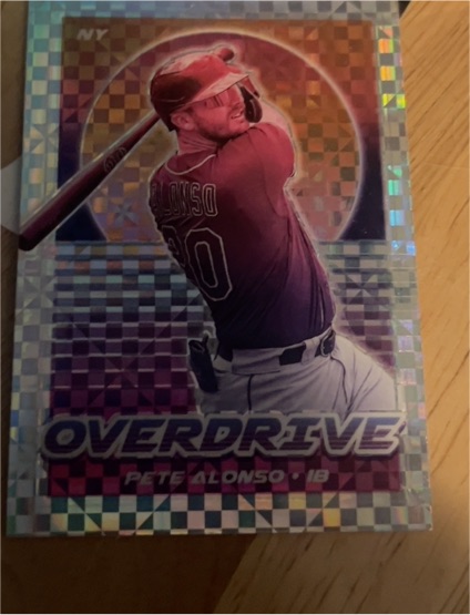 2021 Panini Chronicles Overdrive Building Blocks #22 Pete Alonso — front