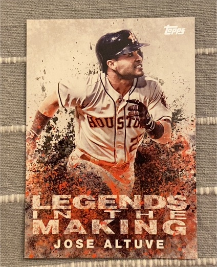 2018 Topps Legends in the Making #LTM-JA Jose Altuve — front