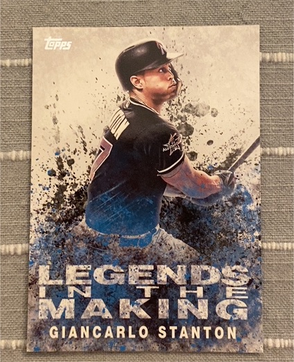 2018 Topps #LTM-GS Giancarlo Stanton Legends in the Making — front