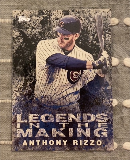2018 Topps Legends in the Making #LTM-AR Anthony Rizzo — front