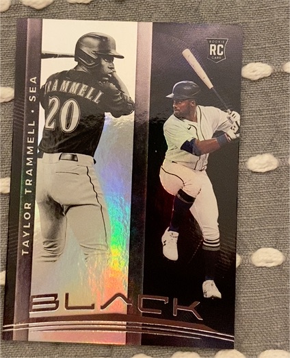 2021 Panini Chronicles Black #13 Taylor Trammell — front