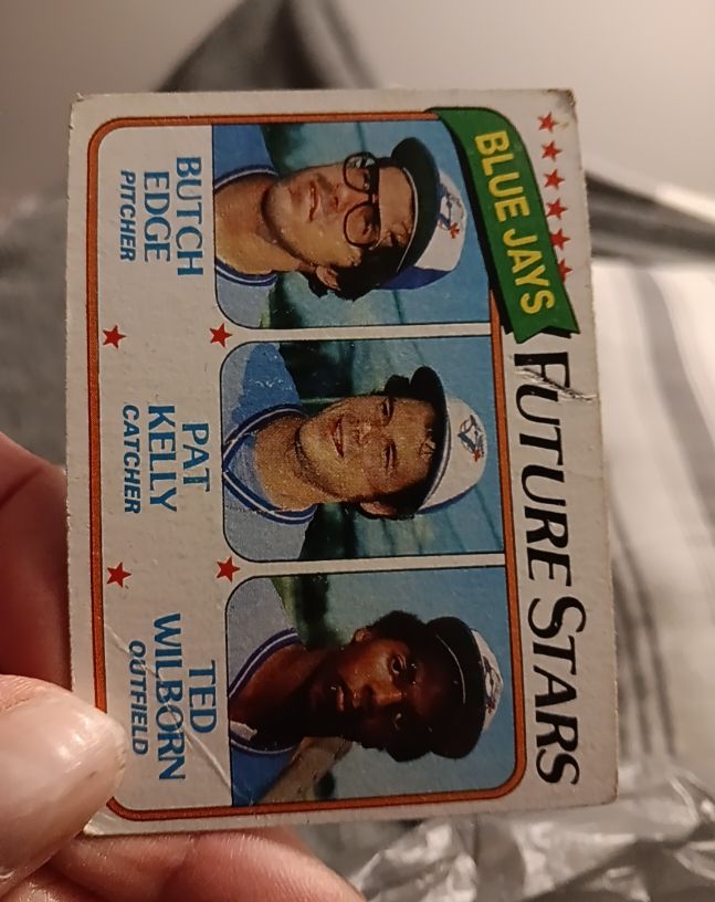 1980 Topps #674 Blue Jays Future Stars Butch Edge Pat Kelly Ted Wilborn — front