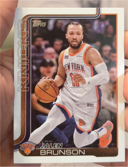2025-26 Topps #14 Jalen Brunson — front