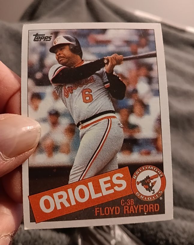 1985 Topps #341 Floyd Rayford — front