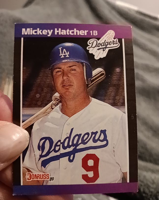 1989 Donruss #346 Mickey Hatcher — front