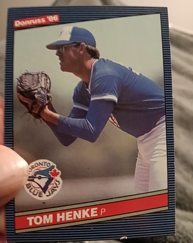 1986 Donruss #437 Tom Henke — front