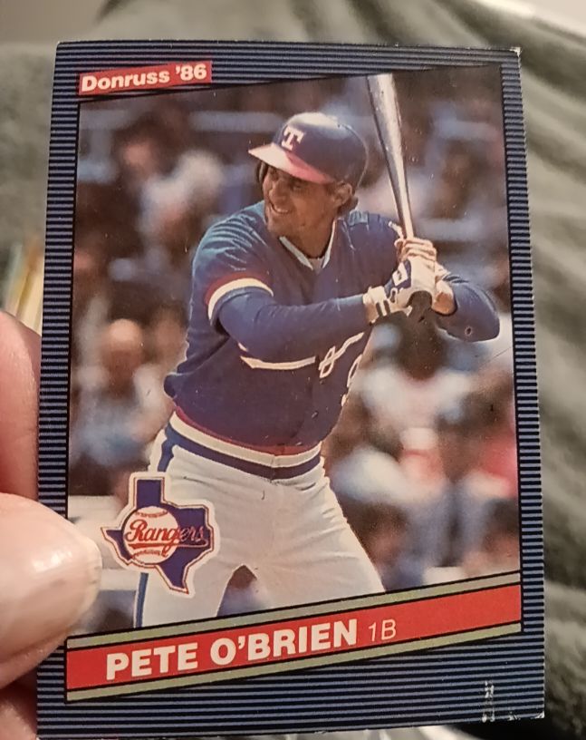 1986 Donruss #99 Pete O'Brien — front