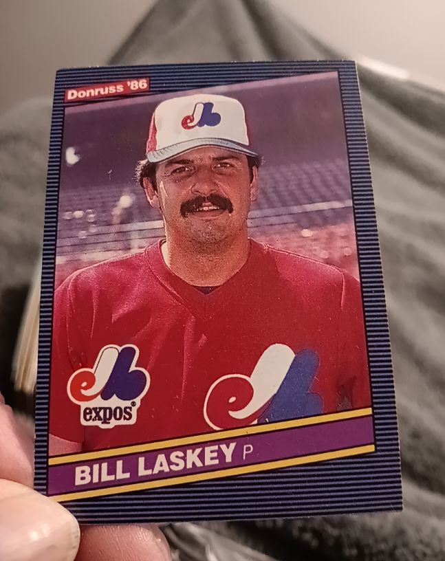 1986 Donruss #585 Bill Laskey — front