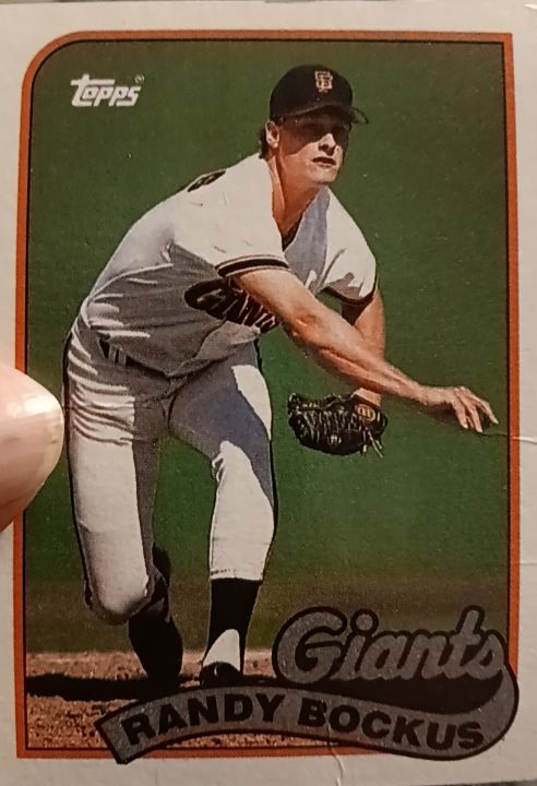 1989 Topps #733 Randy Bockus — front