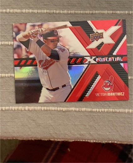2008 Upper Deck X #X-VM Victor Martinez — front