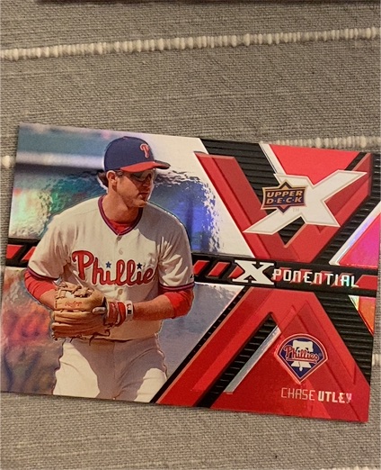 2008 Upper Deck X Xponential #X-CU Chase Utley — front