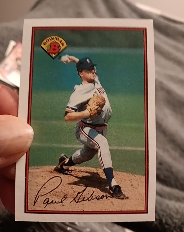 1989 Bowman #99 Paul Gibson — front