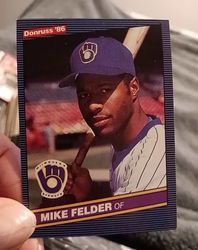 1986 Donruss #634 Mike Felder — front