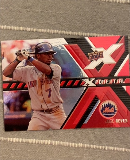 2008 Upper Deck X Xponential #X-JR Jose Reyes — front