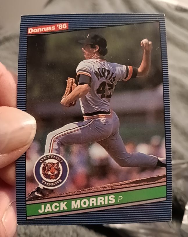 1986 Donruss #105 Jack Morris — front