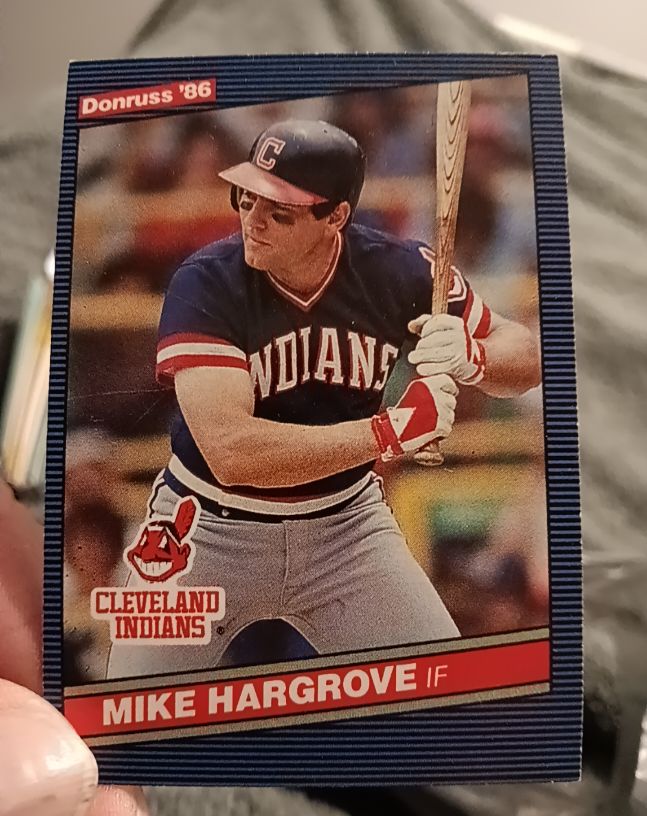1986 Donruss #590 Mike Hargrove — front