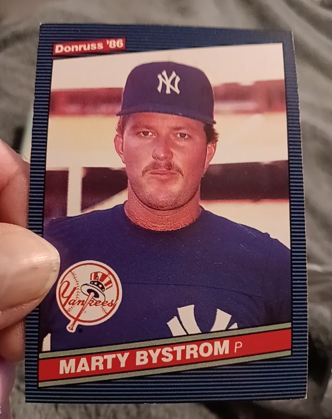 1986 Donruss #591 Marty Bystrom — front