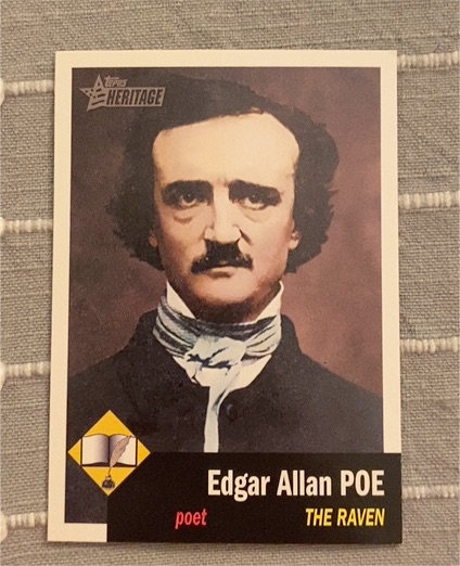 2009 Topps American Heritage Edgar Allan Poe — front
