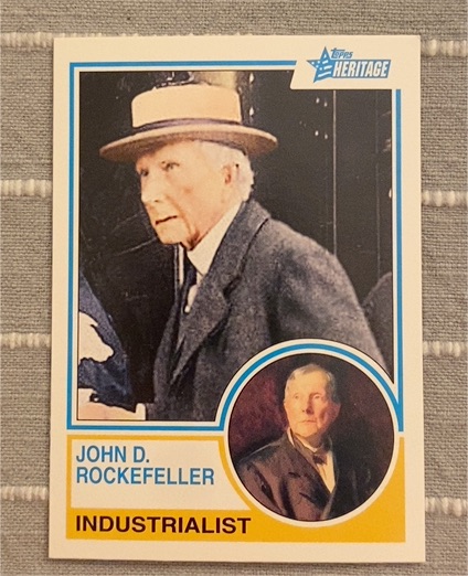 2009 Topps American Heritage #91 John D. Rockefeller — front