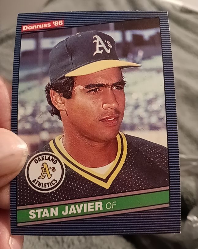 1986 Donruss #584 Stan Javier — front