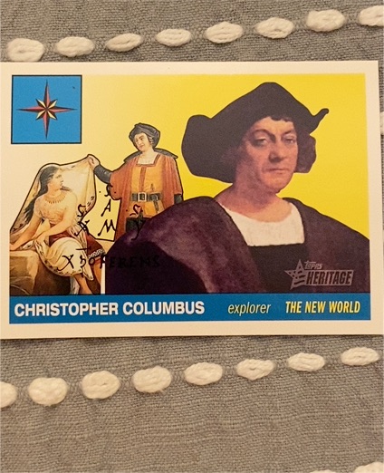 2009 Topps American Heritage #20 Christopher Columbus — front